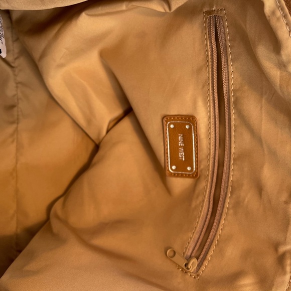 Nine West Floral Striped Faux Leather Tote Bag - Picture 11 of 15